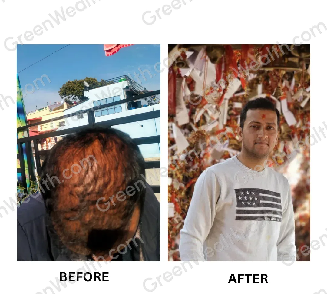 A customer's hair before and after (8)